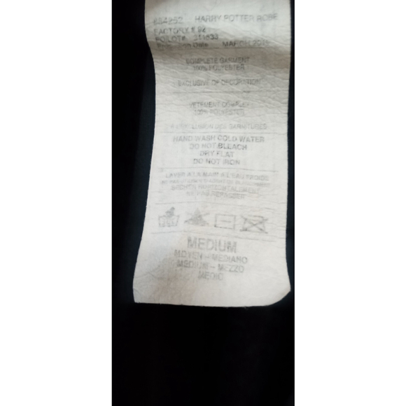 Rubies Harry Potter Gryffindor Kids Child’s Sz Medium Cloak Cape Robe Costume - Picture 9 of 11